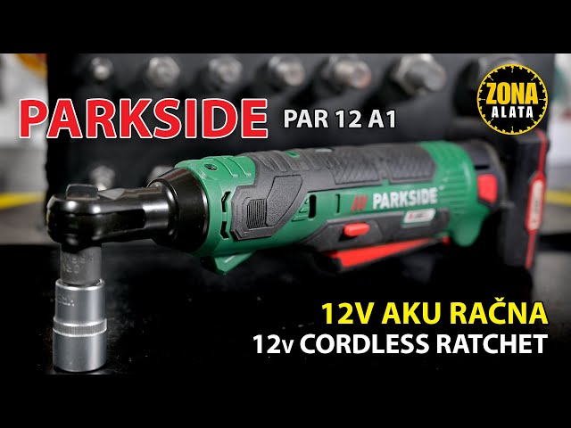 LIDL clé à cliquet 12V PARKSIDE PAR 12 A1 sans fil x12vteam cordless  ratchet akku-Ratsche 