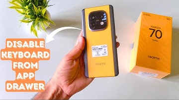 Fix App Drawer Keyboard Problem On Realme Narzo 70 Turbo 5G | Disable Keyboard from App Drawer