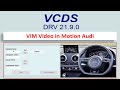 Vim  in motion   audi mmi a6 4g  rns 815  vcds codieren