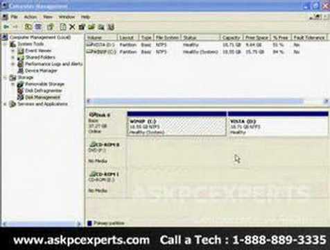 How to Dual Boot Windows XP and Windows Vista