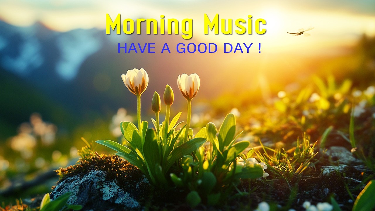 POWERFUL MORNING MUSIC - Positive Vibe Healing Meditation - Background Music For Stress and Wake Up