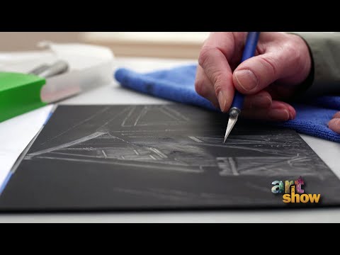 Video: Scratchboard Art, Scratchboard Techniques, Drawing, John Agnew