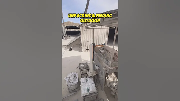 Unpacking & Feeding Outdoor😎 #depalletizing #automation #palletizer #depalletizing #robot#stacking