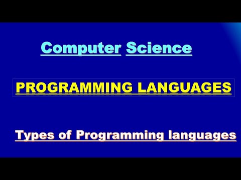 Computer Programming Languages||Types programming languages||Computer Science||Basic||Odia