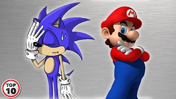 Is Sonic faster than Mario?