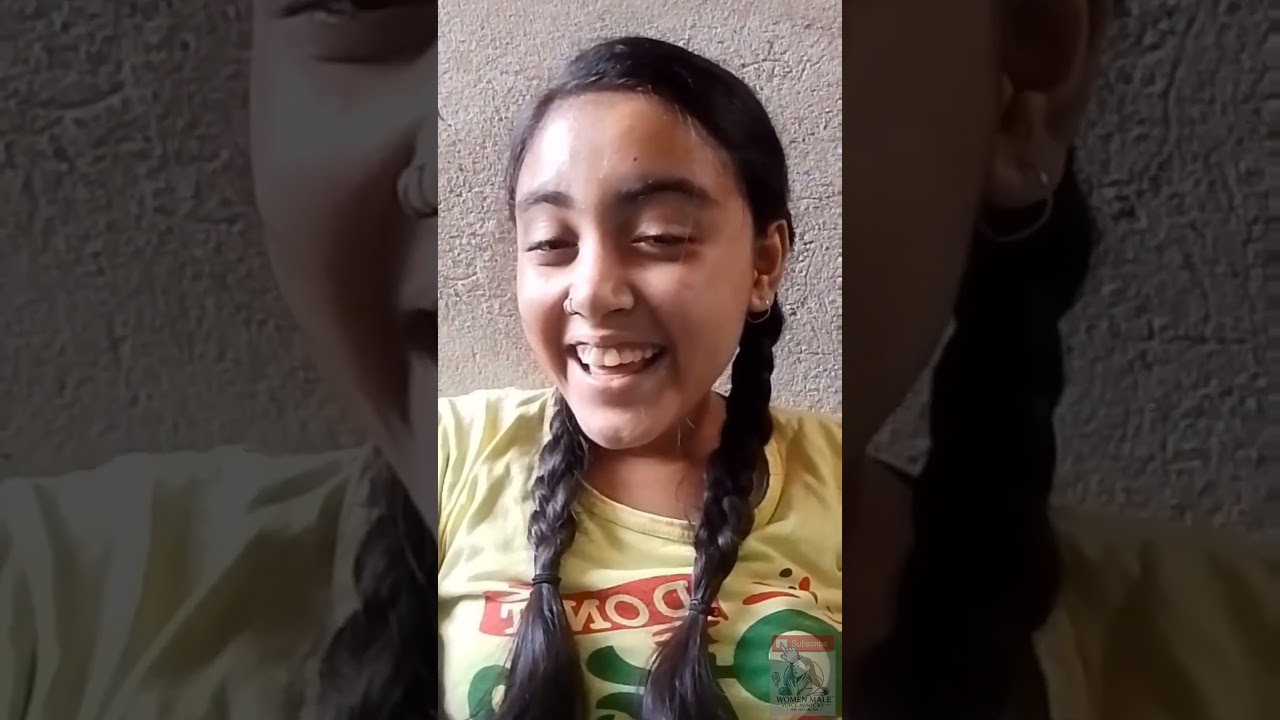 Little girl mimics her sis. bf 