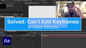 Solved: Can’t Edit Keyframes in After Effects