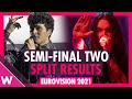 Eurovision 2021: Semi-Final 2 Split Results (REACTION)