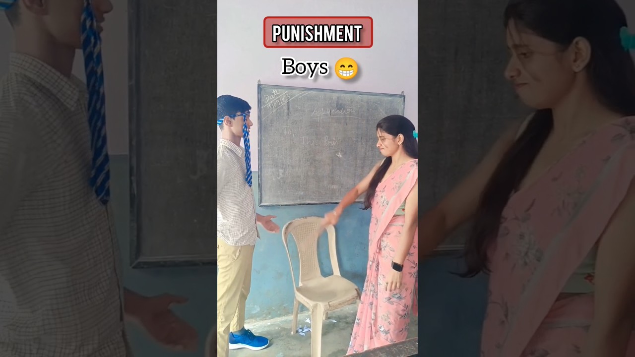 Punishment boys vs girls 😅 