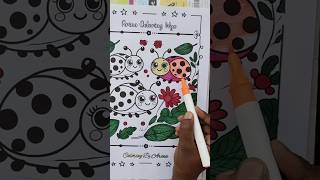 Cute 🥰 Ladybugs Coloring #shorts
