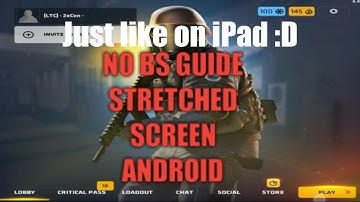Critical Ops How To Do Stretched Screen!