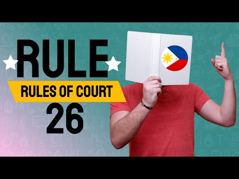 Vídeo: O que é a Regra 26 das Regras Federais de Processo Civil?