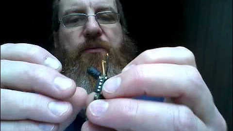 Osram 5W lamp disassembly.