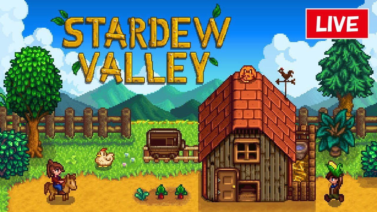 Live 牛小屋作れるようになりました Stardew Valley 13 Youtube