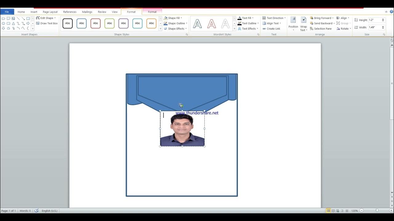 how-to-make-a-id-card-design-in-microsoft-word-employee-id-card