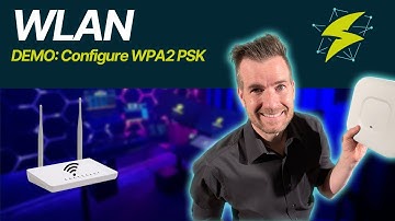 CCNA LANs 12-7: DEMO: Configure WPA2 PSK