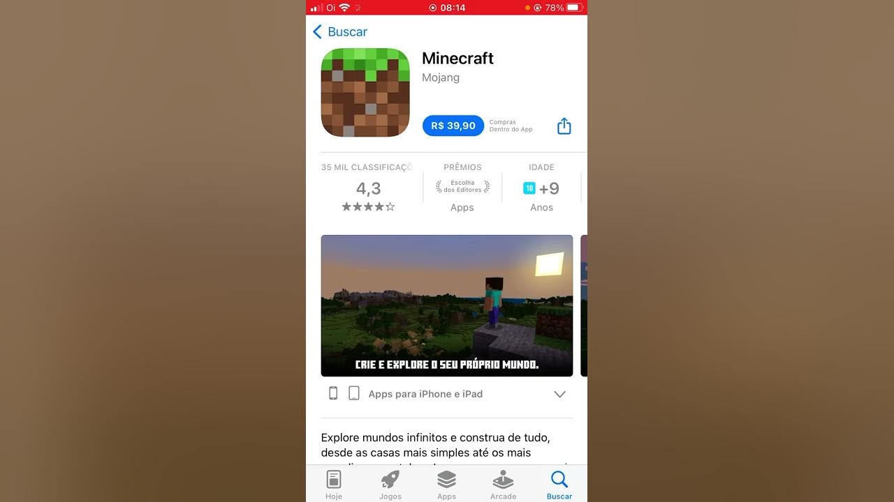 Ensinando como instalar minecraft de graça no iPhone - video Dailymotion