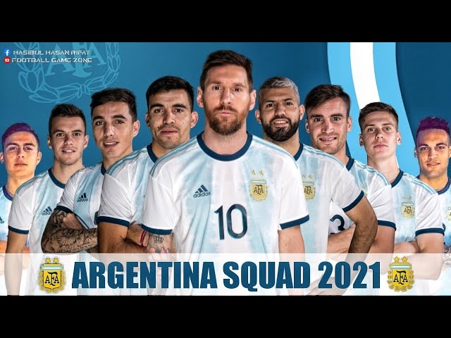 Argentina Full Squad Copa America 2021 Argentina National Team Copa America 2021 Young Player S Youtube