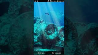 sunken ship live wallpaper screenshot 1