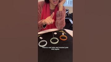 Tell the difference between fake and real jade in seconds! Our jade expert explains! #jade #jadeite