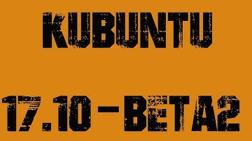 Kubuntu 17.10 BETA 2