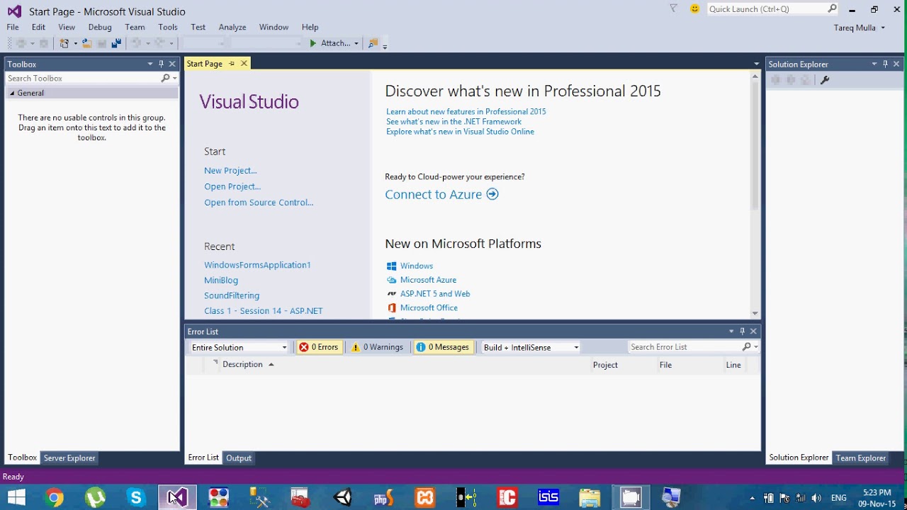 Session 1 Visual Studio And Windows App YouTube