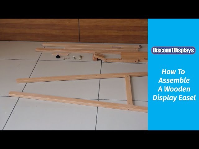 Model B] How to assemble an 5ft easel, Painting Stand, Assemble with me