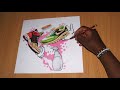 How to draw a Logo - Drawing Shoes Grafiti