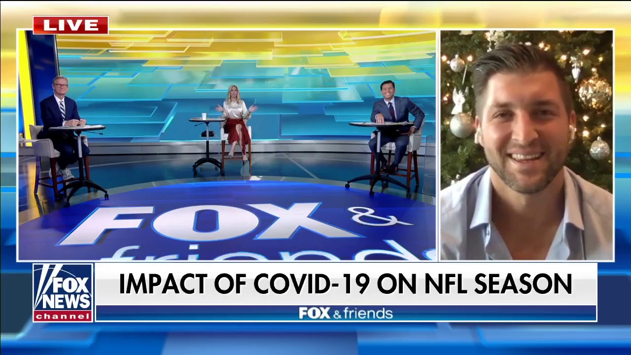 Tim Tebow discusses launch of new "social unity" app on 'ShareNewsIN'