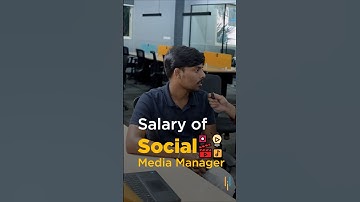 🔥How Much Does A Social Media Manager Make ? | Salary Of Social Media Manager #shorts #simplilearn