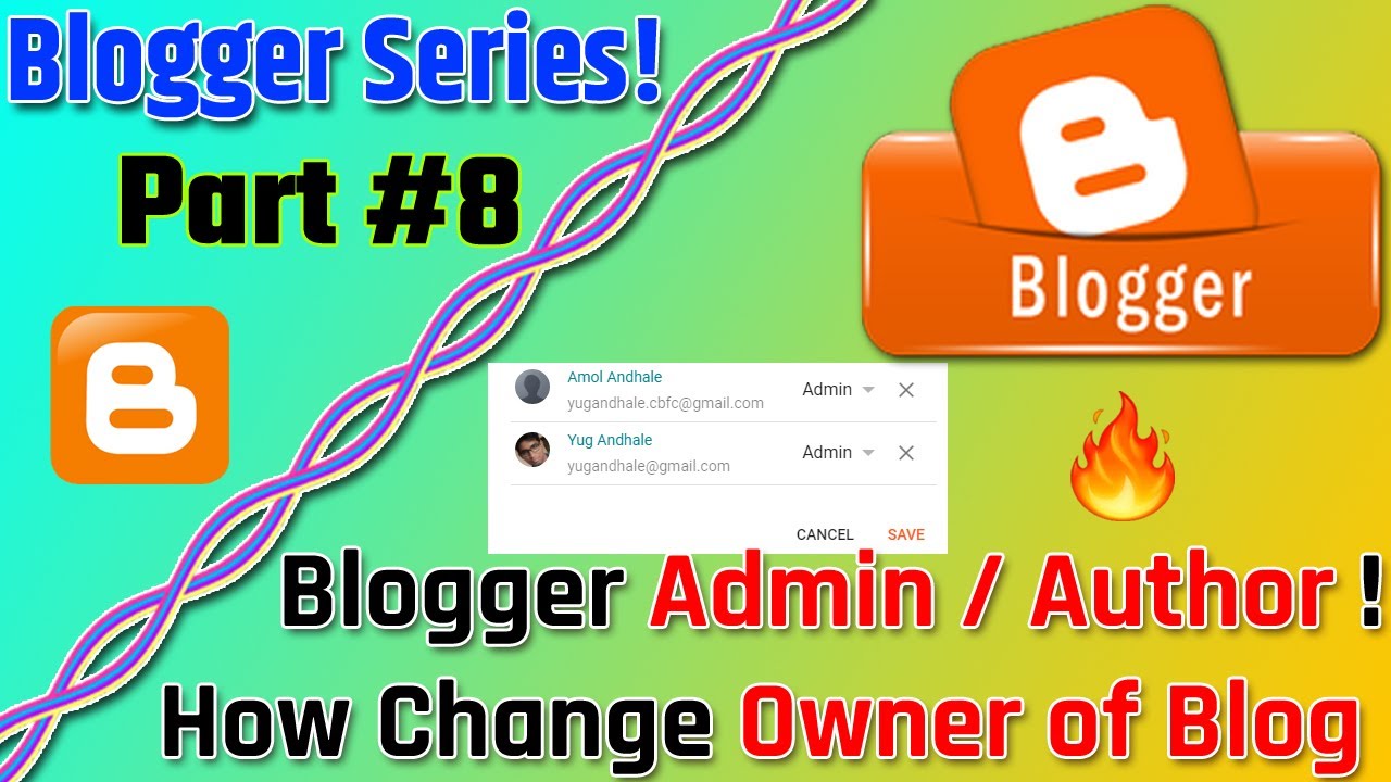 Blogger Admin, Author Permission Access || Change Admin, Owner, Author ...
