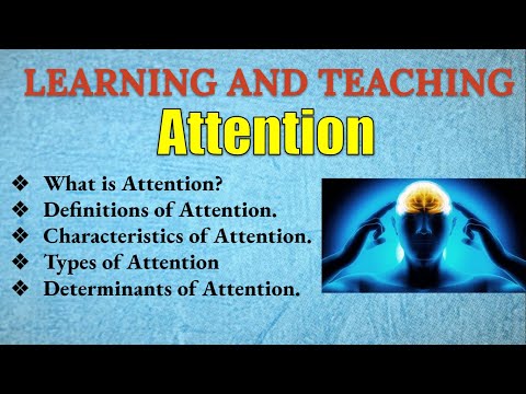 "Attention as a Learning Process" #BEd#ATTENTION‼#LearningProcess