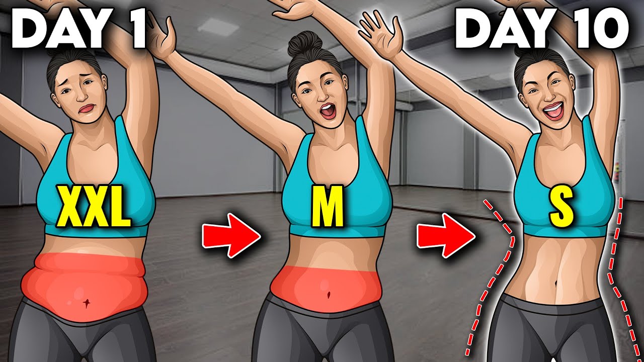 10 min Standing Exercises To Rid Tummy Fat For Good!