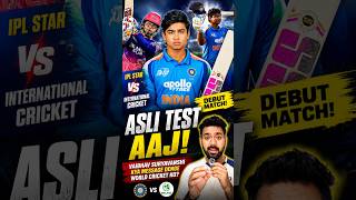 🔥 Vaibhav Suryavanshi Ka Asli Test Aaj! #cricket #viral #shorts