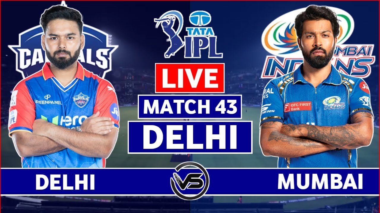 IPL 2024 Live Delhi Capitals vs Mumbai Indians Live  DC vs MI Live Scores  Commentary