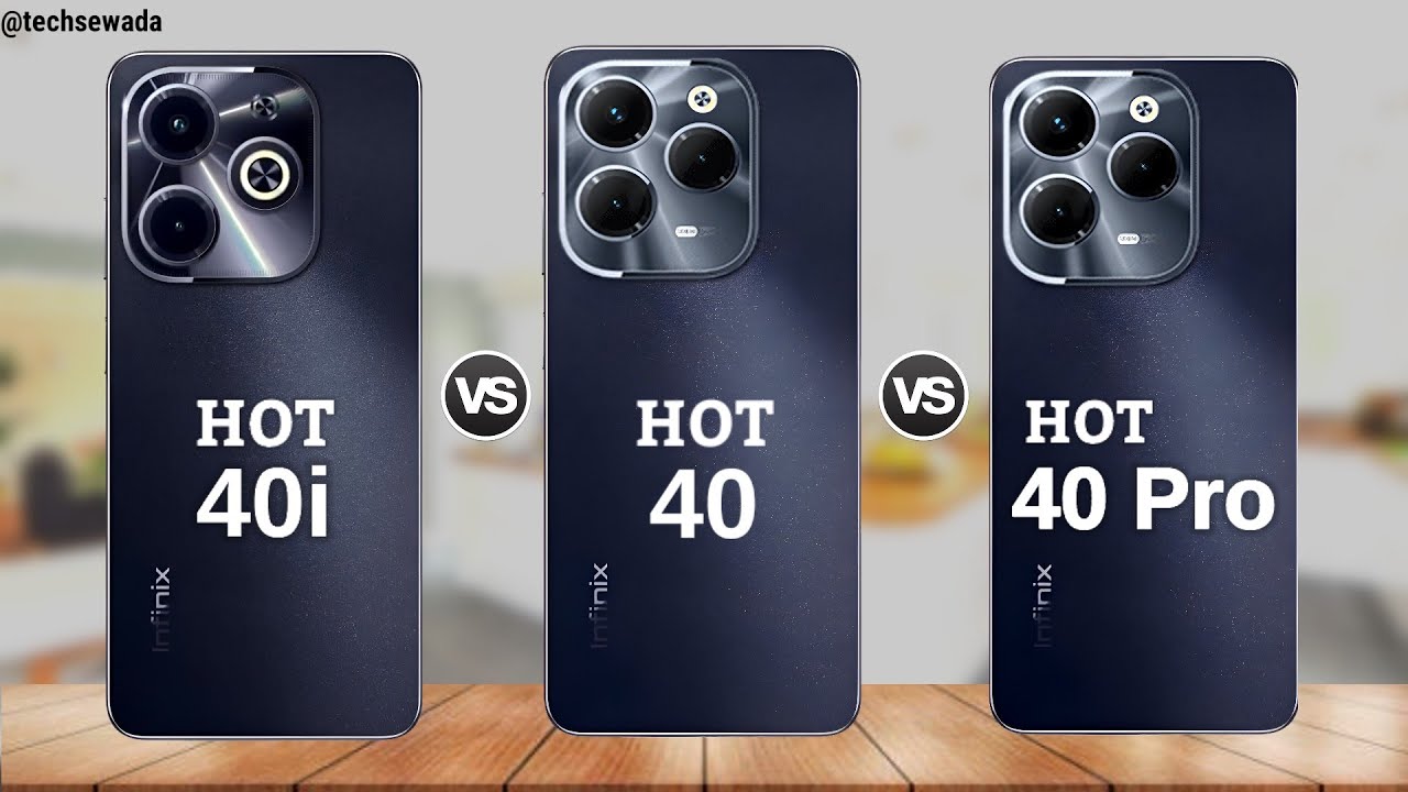 Сравнение Infinix Hot 40i и Hot 40 Pro: различия в сетях связи и разъемах