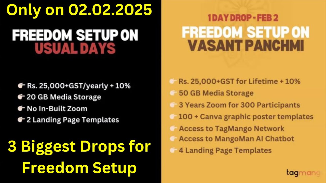 Tagmango Freedom Offer | Vasant Panchami  | 02.02.2025