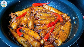 CÁ BỐNG KHO TIÊU | Cách kho cá cứng, không tanh | Bếp Của Vợ