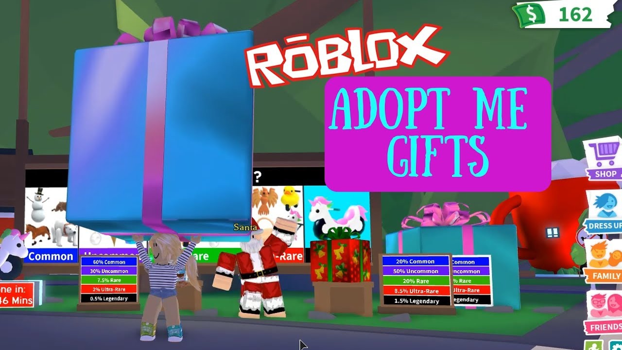how to open gifts in roblox