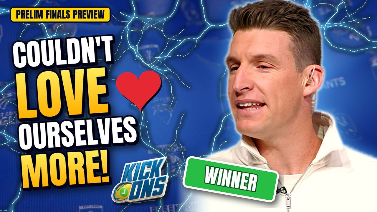 INSANE WINNERS AND FULL PRELIM PREVIEW | KICK ONS AFL PRELIMINARY FINALS PREVIEW