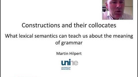 Constructions and their collocates