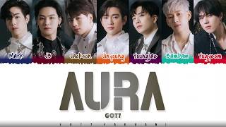 GOT7 – 'AURA' Lyrics [Color Coded_Han_Rom_Eng] chords