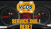 Audi A4 B8 How To Remove Service Due Message Reset Service Interval Youtube