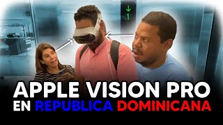 Reacción de la gente usando las Apple Vision Pro