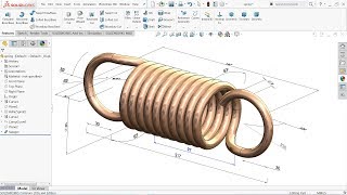 Solidworks tutorial Spring