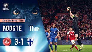 Huuhkajat Highlights (11 min.) | Tanska-Suomi 3-1 | UEFA EURO 2024 -karsinnat | 23.3.2023