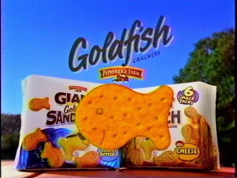 Goldfish Giant Peanut Butter Sandwich Snackers The WB KBWB TV 20 Nov 22 2002 