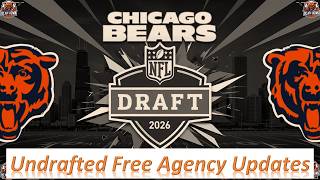 Bears UDFA Signings 🔥 LIVE Reactions & Instant Roster Impact Breakdown