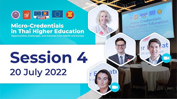 Session 4: Micro-Credentials – the European (Perspective II)