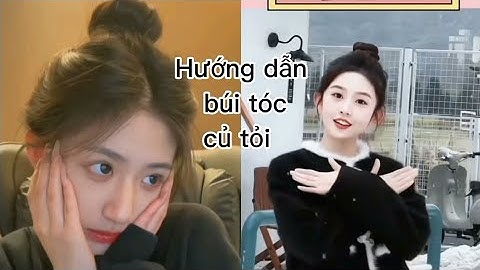 💗Hướng dẫn búi tóc củ tỏi💗#kieutocdep #kieutoc #buitoc #xuhuong